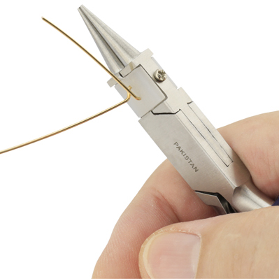 Professional Series Nylon Inner Jaw Round Nose Pliers, Lime Green Vinyl-Free Grips, Stainless Steel, Box Joint, Double Leaf Springs, 5.75 in / 14.6 cm - Image 5