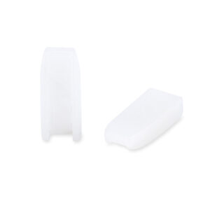 Nylon Jaw Pliers FLAT Replacement Tips for Pacific Blue Vinyl-Free Grip Series: 1-Screw Attachment Tip Size: 0.32 in x 0.79 in / 8.1 mm x 20.1 mm, 2 pc