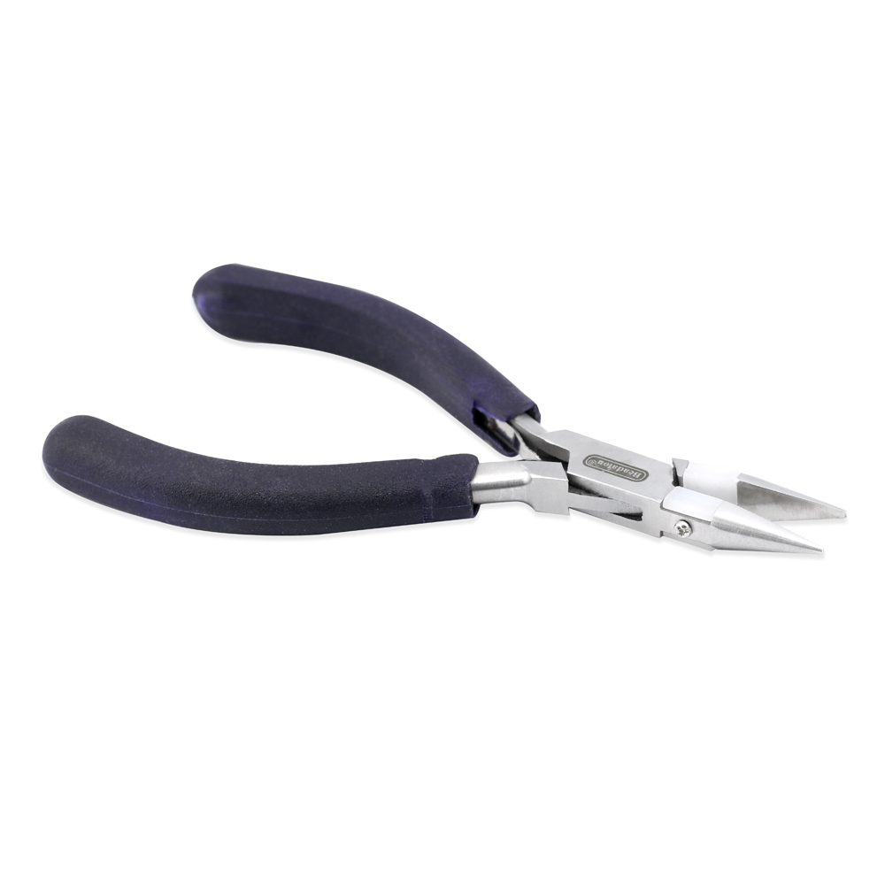 Professional Series Nylon Inner Jaw Chain Nose Pliers, Dark Blue Vinyl-Free Grips, Stainless Steel, Box Joint, Double Leaf Springs, 5.75 in / 14.6 cm - Image 6