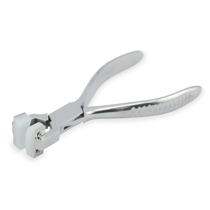 Artistic Wire, Nylon Jaw Bending Pliers, Box Joint, Polished Stainless Steel Handles