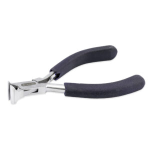 Designer Series End Cutter, Dark Blue Vinyl-Free Grips, Stainless Steel, Box Joint, Double Leaf Springs, 4.75 in / 12 cm