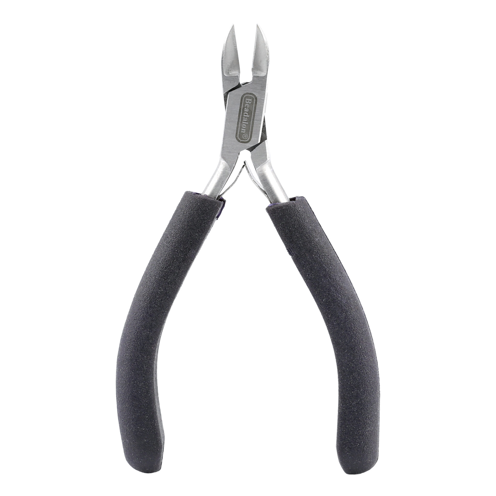 Designer Series Semi-Flush Cutter, Dark Blue Vinyl-Free Grips, Stainless Steel, Box Joint, Double Leaf Springs, 4.75 in / 12 cm - Image 5