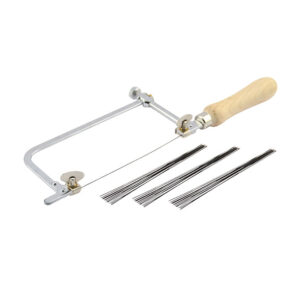 Jewelers Saw Frame with Blade assortment, 12 ea of 3/0, 2/0, 1/0 sizes