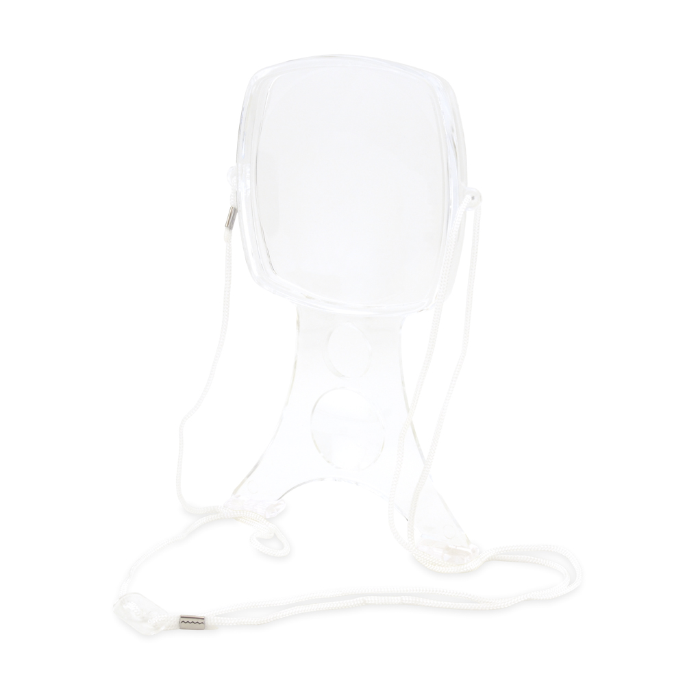 Handsfree Magnifier, 2x magnification, 4 in x 4.5 in, 10 cm x 11.43 cm