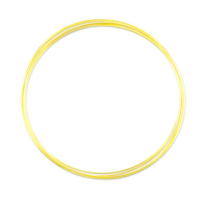 Memory Wire, Extra Heavy Duty Round, Extra Large Necklace, Gold Color, Wire Diameter 1.0 mm / .039 in, 0.5 oz / 14 g, approx. 5 coils