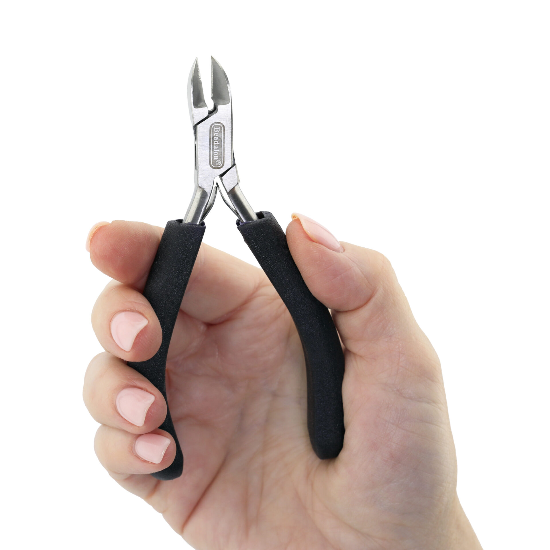 Designer Series Semi-Flush Cutter, Dark Blue Vinyl-Free Grips, Stainless Steel, Box Joint, Double Leaf Springs, 4.75 in / 12 cm - Image 7