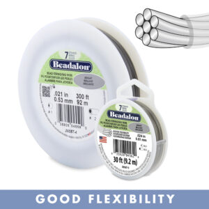 7 Strand Bead Stringing Wire - .925 Sterling Silver