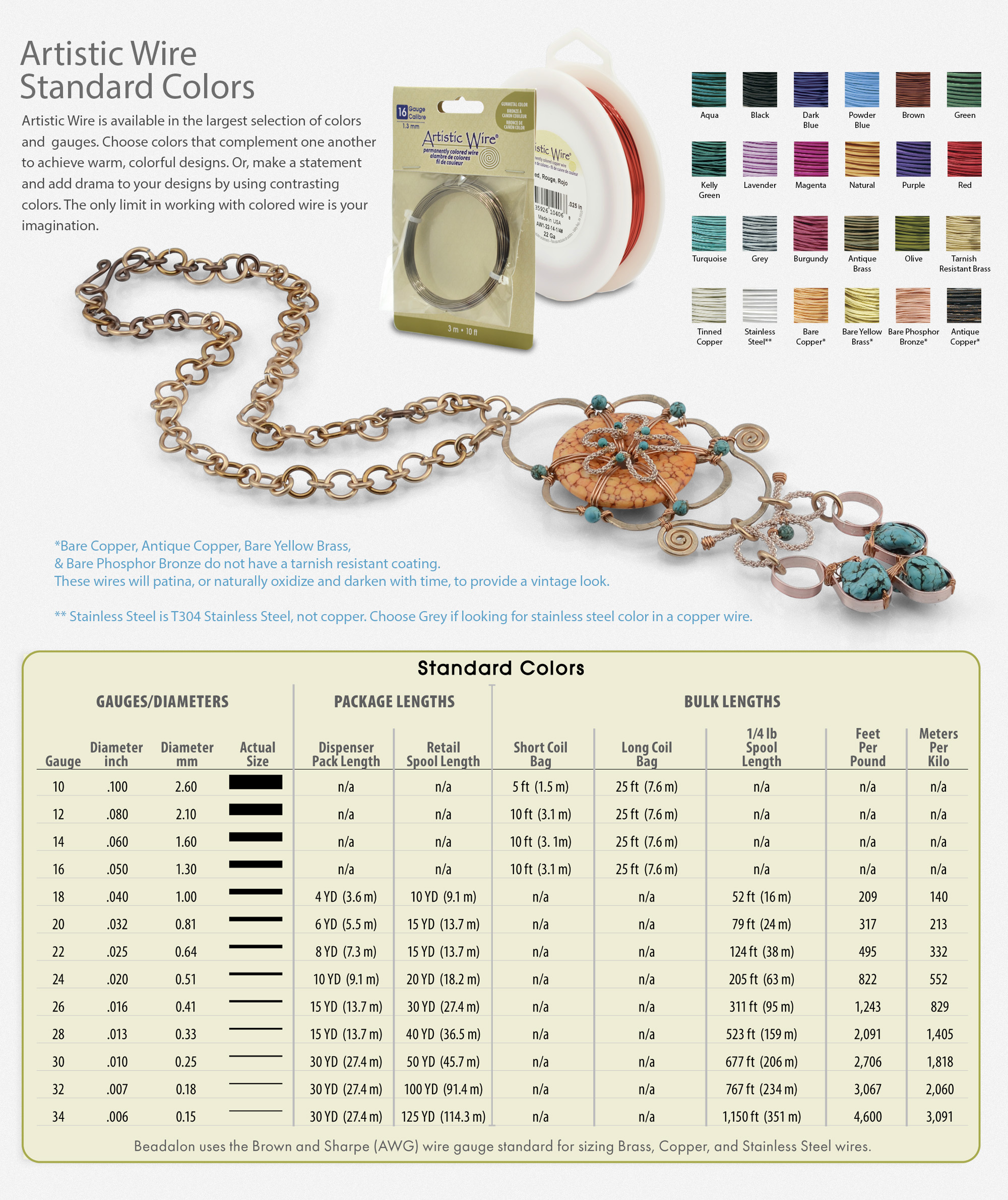 Artistic Wire Standard